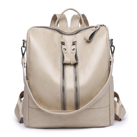 Women's soft leather backpack  shoulder bag